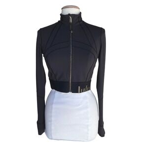 Lululemon Womens Athletica Define Cropped Special Edition Black Gold Size 4 READ